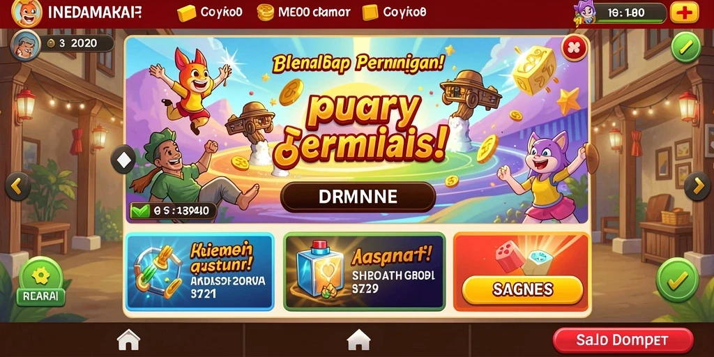 Tampilan awal yang menarik dan intuitif.