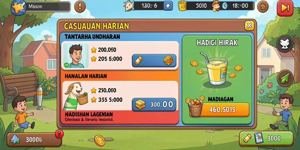 Tampilan level awal yang memikat.