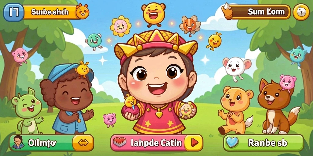 Tampilan menu utama yang user-friendly dan menarik.