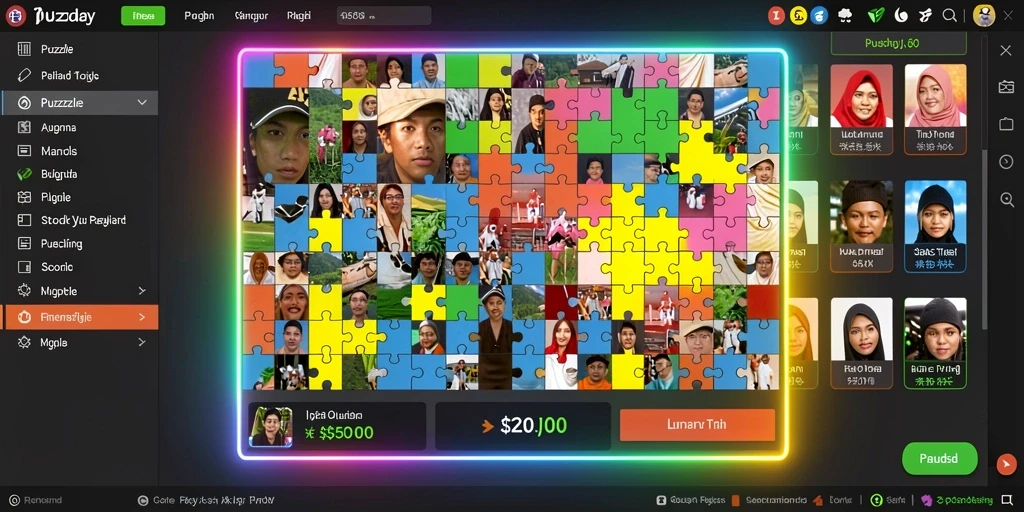 Tampilan utama game D73 yang menarik.