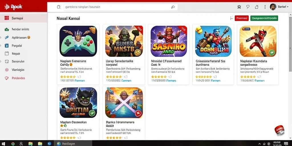 Screenshot menampilkan antarmuka yang menarik dari DRAJA777.
