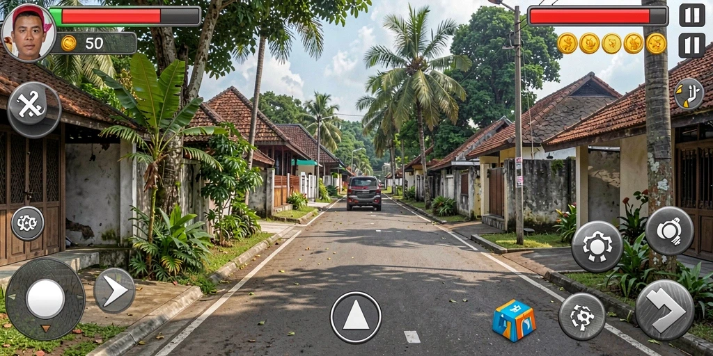 Tampilan antarmuka yang user-friendly.
