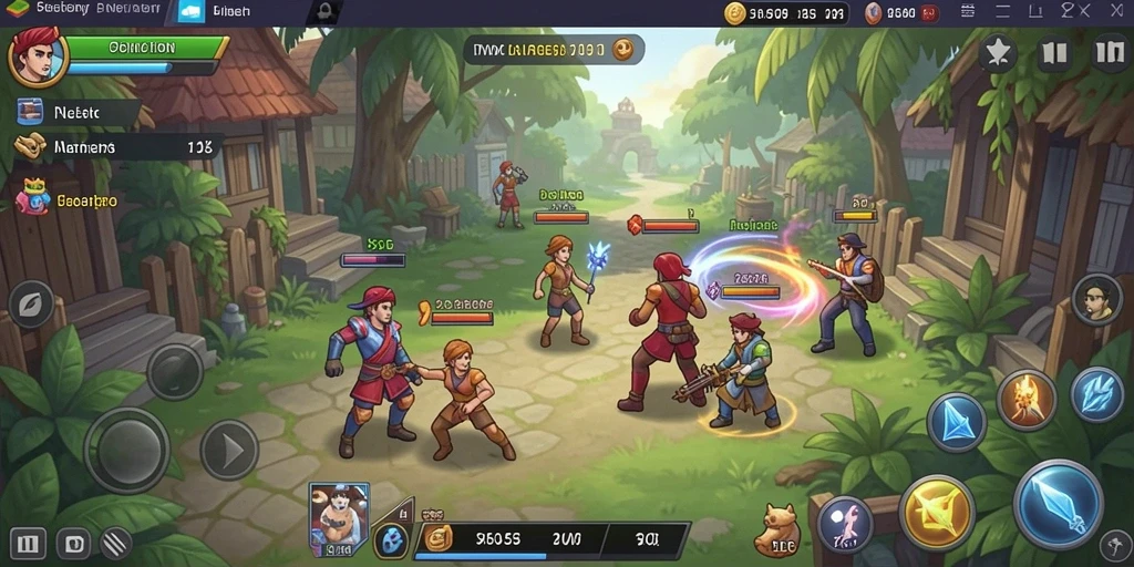 Tangkapan layar dari gameplay seru FBRP88.