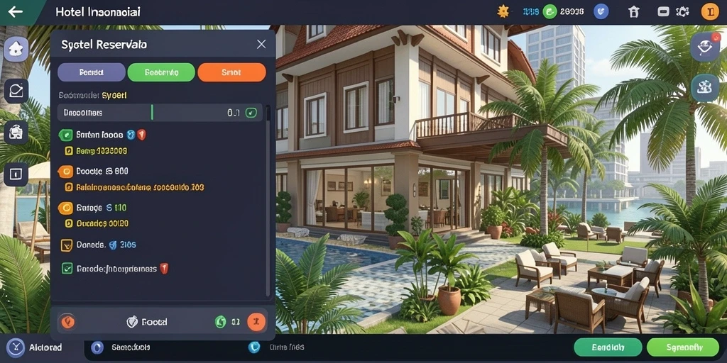 Screenshot menunjukkan karakter utama menjelajahi hutan lebat.