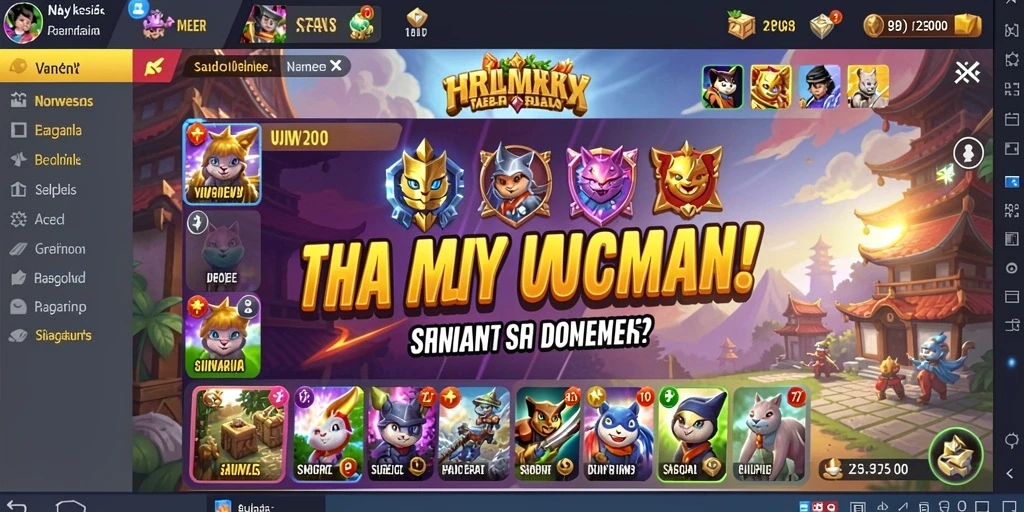 Tangkapan layar pertama menampilkan karakter utama dalam aksi.