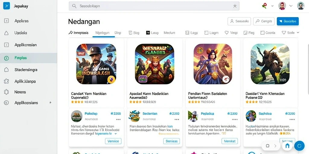 Tampilan antarmuka PIONTOGEL yang intuitif dan menarik.
