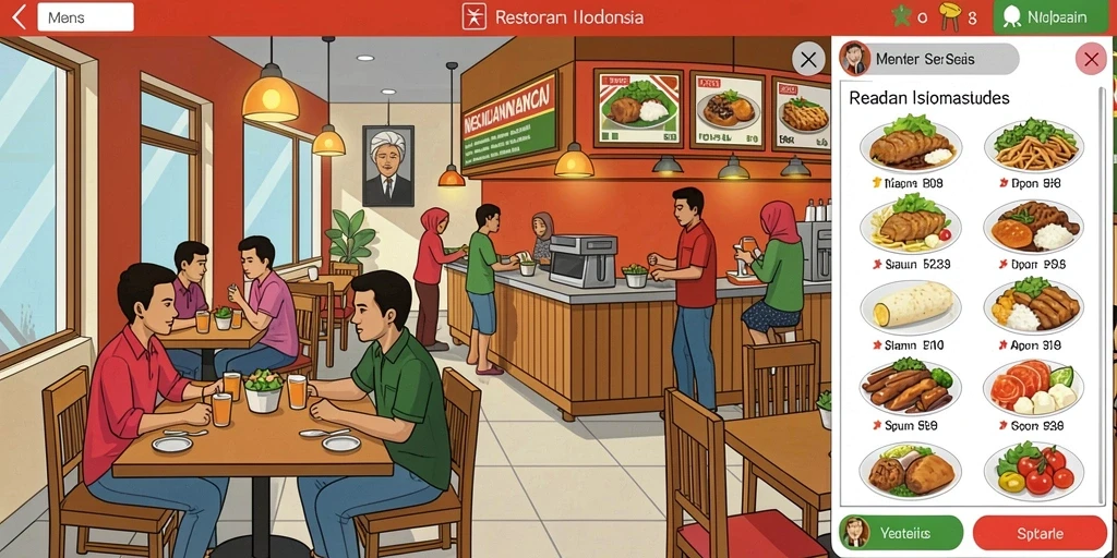 Tampilan permainan yang menarik dan interaktif.