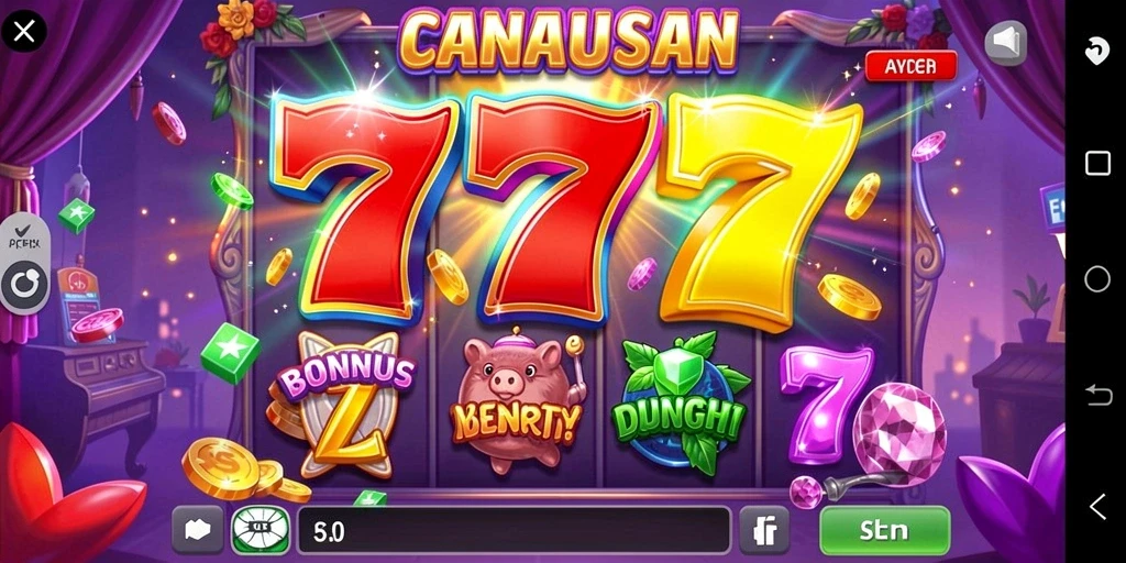 Tampilan menu utama yang menarik dan mudah dinavigasi.
