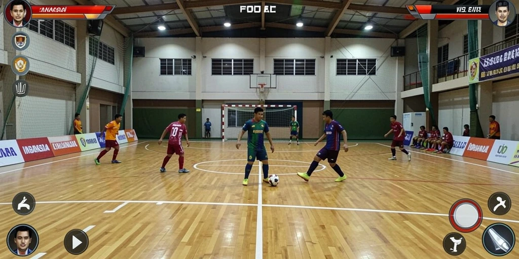 Tampilan grafis yang menawan dan warna yang cerah.
