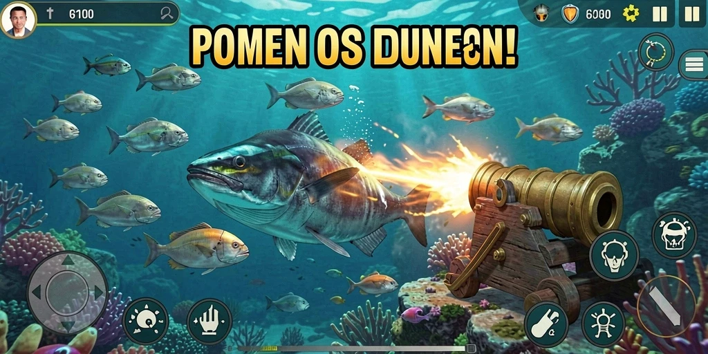 Tampilan awal permainan yang menarik dan warna-warni.