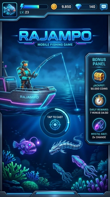 Galeri pratinjau visual rajampo build APK resmi terbaru